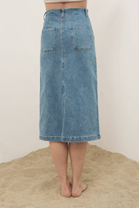 Thumbnail for MIDI DENIM SKIRTS