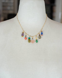 Thumbnail for Dainty Colorful Charm Beaded Necklace