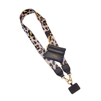 Thumbnail for Clip & Go Crossbody Strap with Pouch - Leopard Collection