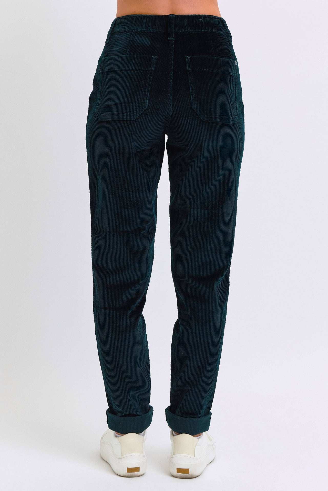 Judy Blue Emerald Corduroy Cuffed Jogger