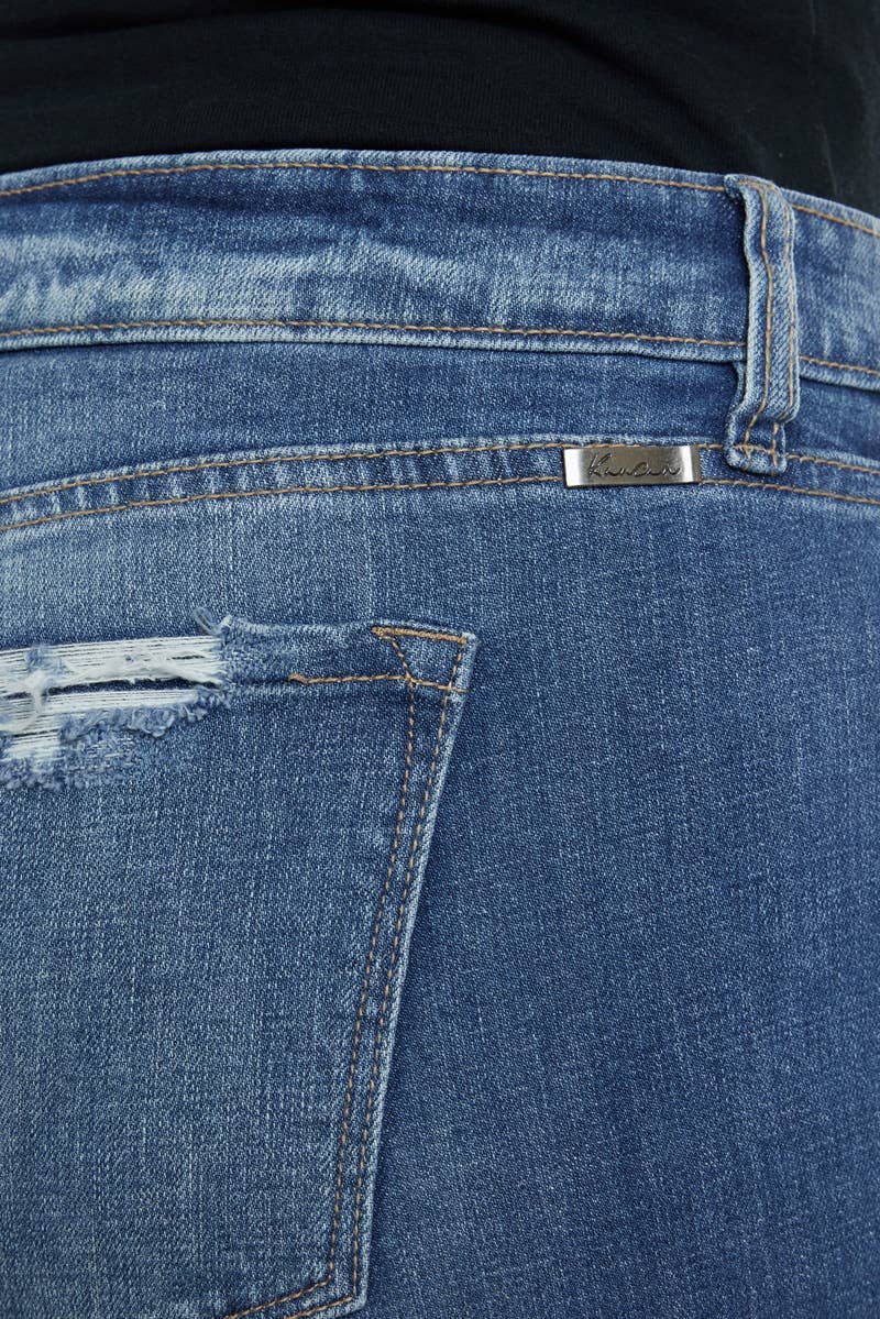 KanCan Jeans Plus Size Boyfriend Jean KC8631M-P: MEDIUM Denim