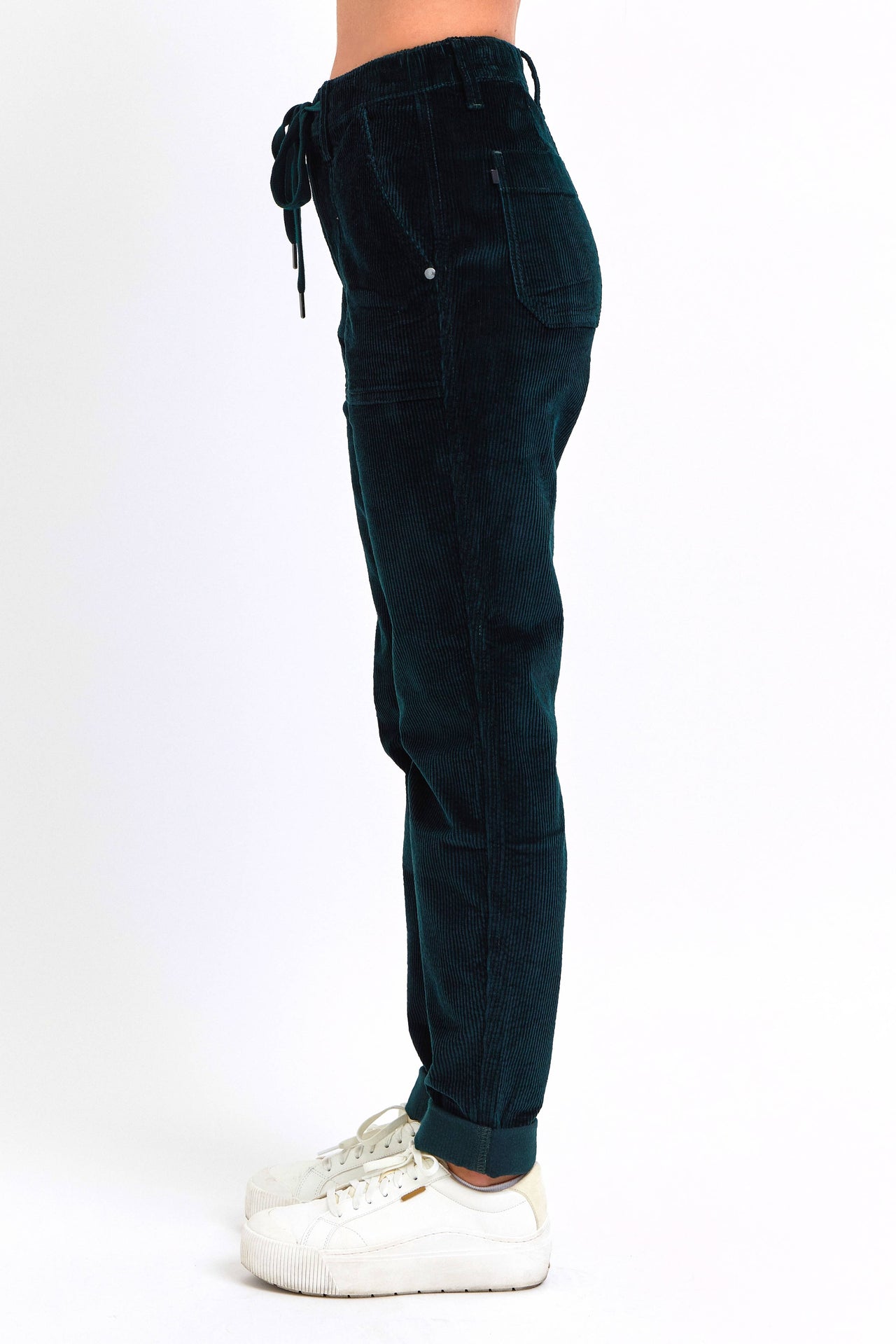 Judy Blue Emerald Corduroy Cuffed Jogger