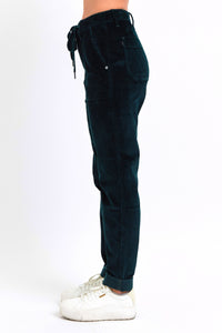 Thumbnail for Judy Blue Emerald Corduroy Cuffed Jogger