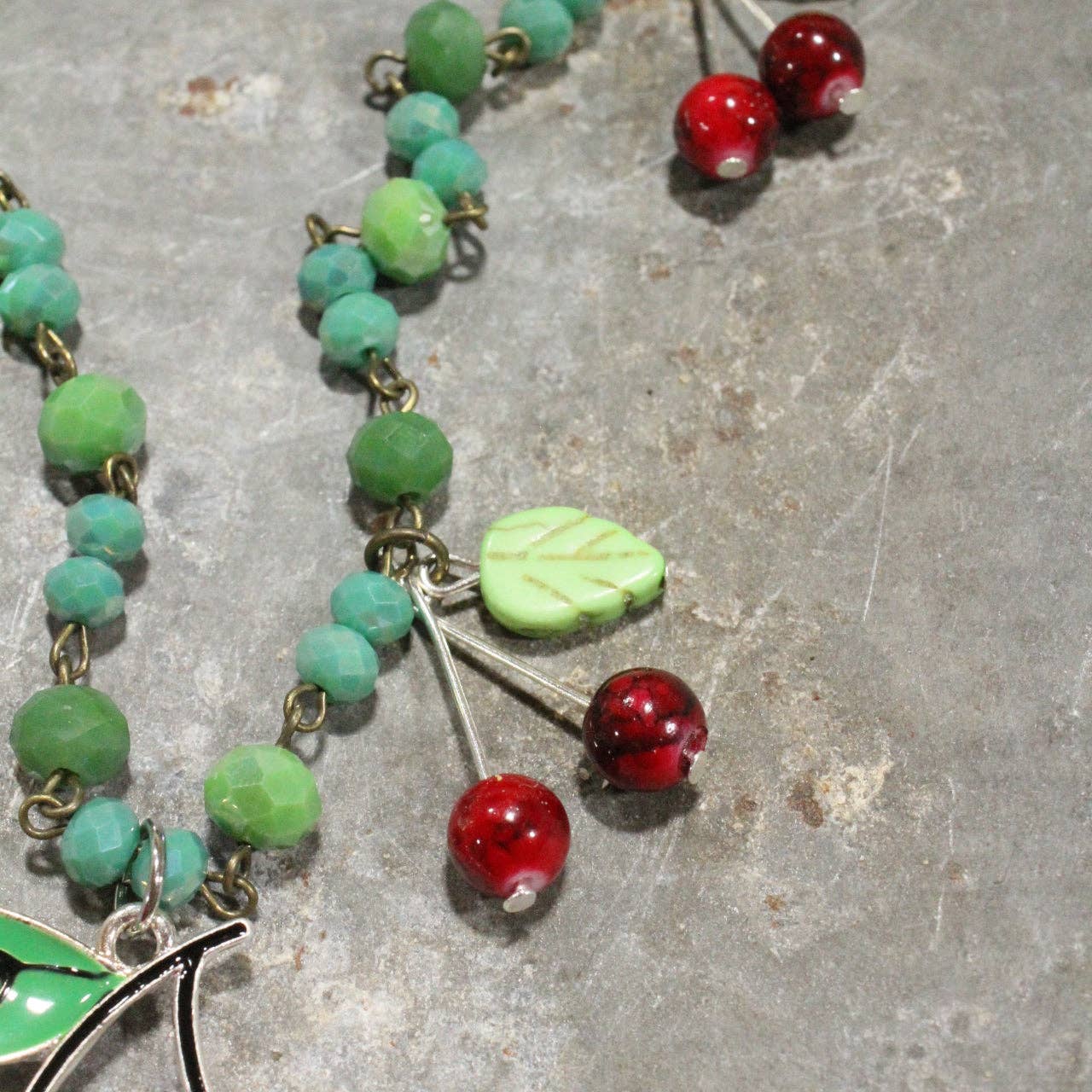 Hi Ho Cherry Ohhh...Charm'd Necklace