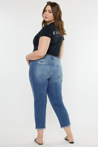 Thumbnail for KanCan Jeans Plus Size Boyfriend Jean KC8631M-P: MEDIUM Denim
