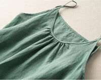 Thumbnail for Cotton Linen Camisole Tank Top