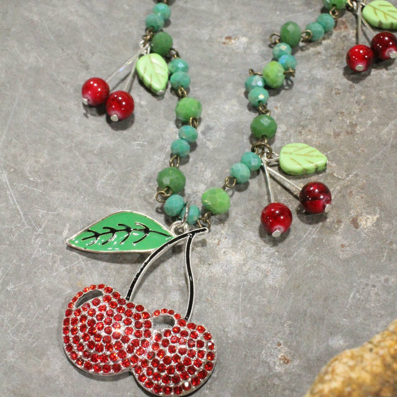 Hi Ho Cherry Ohhh...Charm'd Necklace