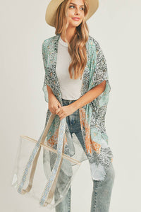 Thumbnail for Hat Carrying Clear Tote Bag: Navy