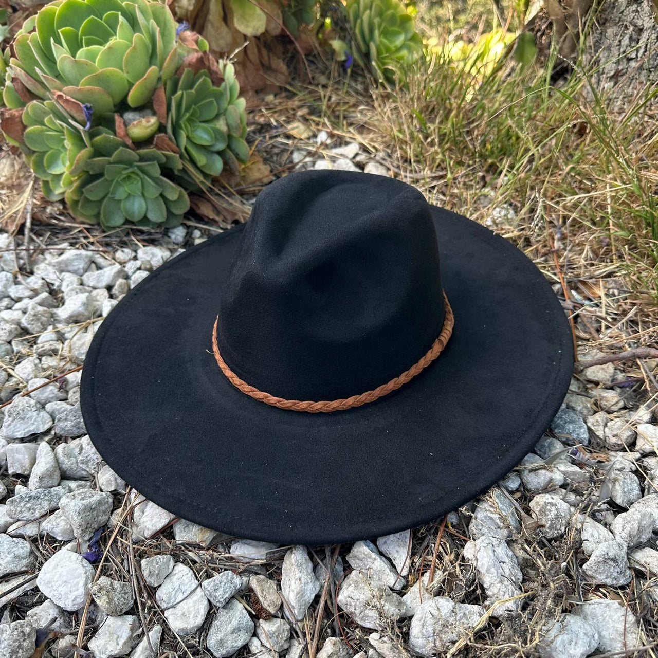 Best seller Fashion Classic Wide Brim Suede Primium Hat Wid