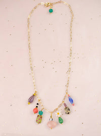 Thumbnail for Dainty Colorful Charm Beaded Necklace
