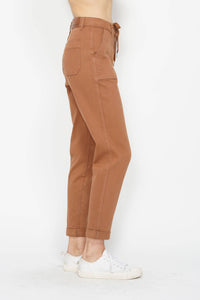 Thumbnail for Judy Blue Garment Dyed Cuffed Jogger