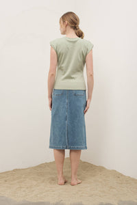 Thumbnail for MIDI DENIM SKIRTS