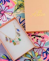Thumbnail for Dainty Colorful Charm Beaded Necklace