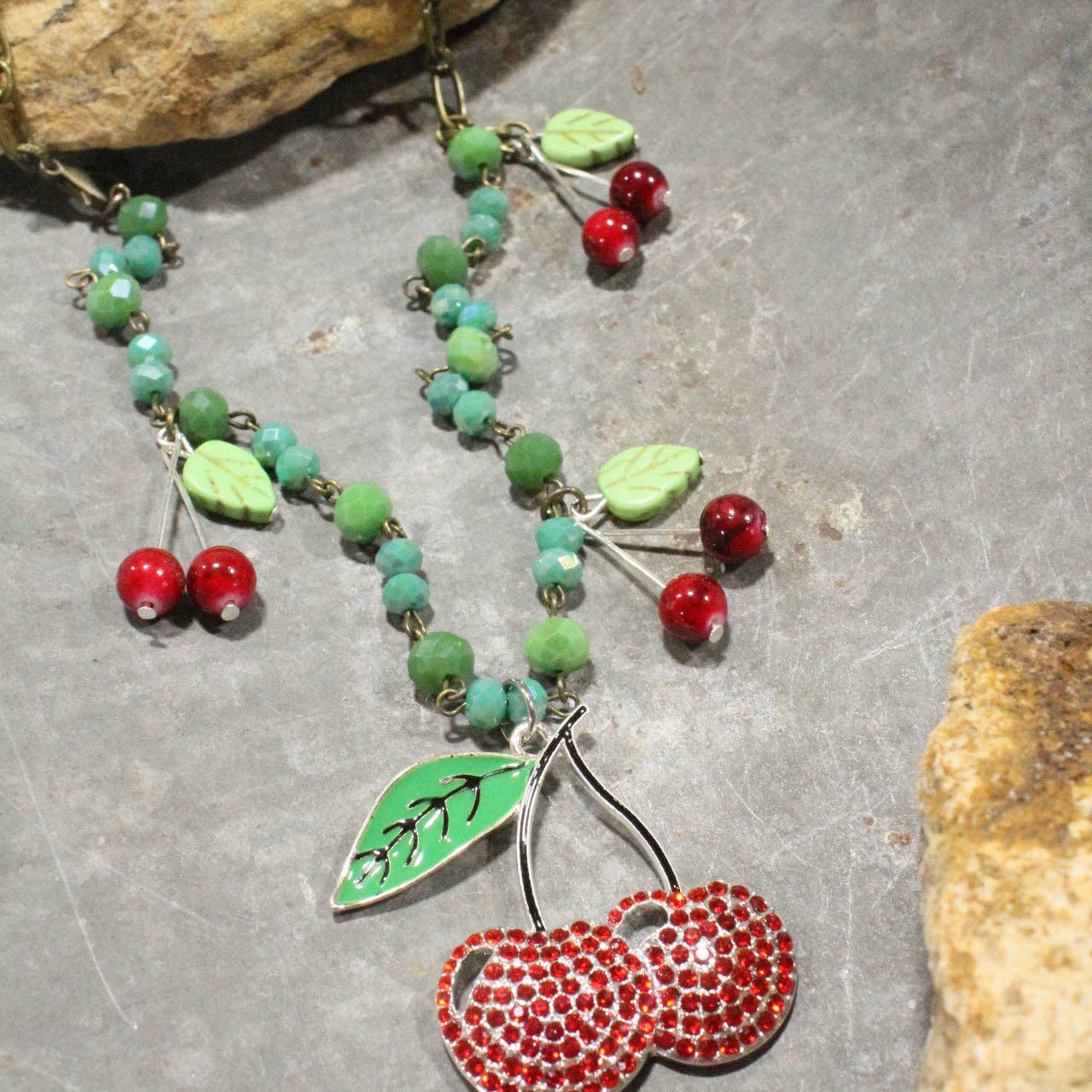 Hi Ho Cherry Ohhh...Charm'd Necklace