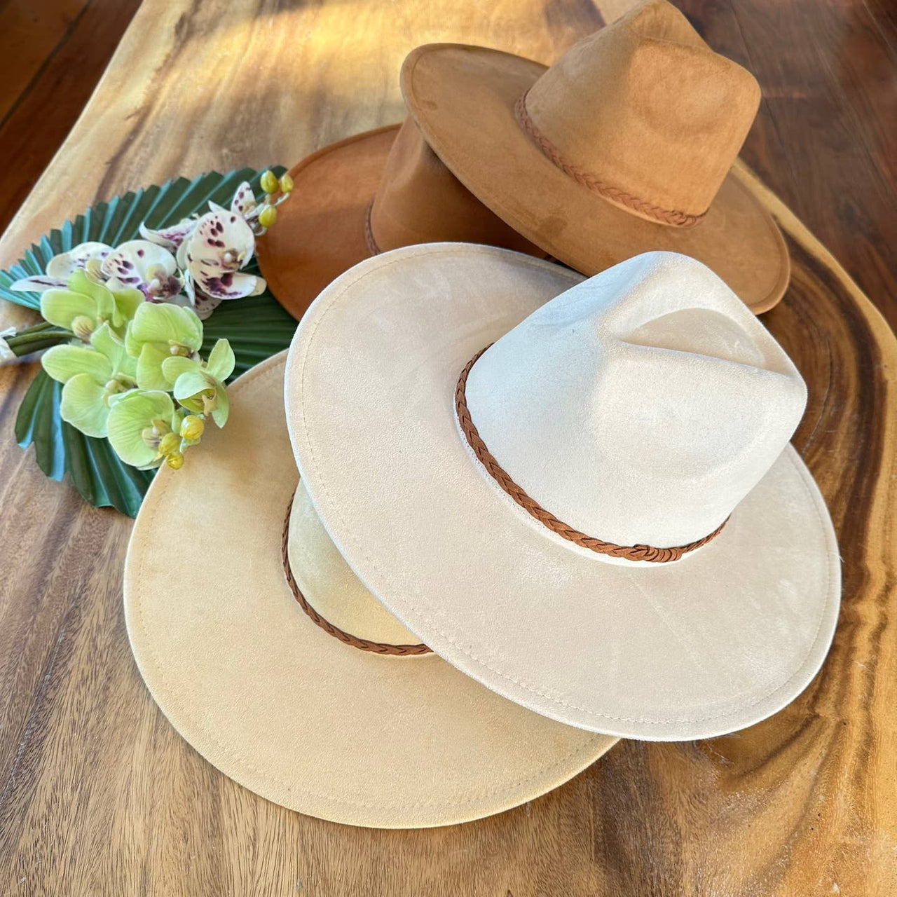 Best seller Fashion Classic Wide Brim Suede Primium Hat Wid
