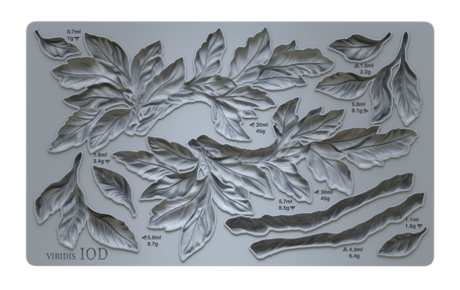 Viridis 6"x10" - IOD Decor Mould™ - Iron Orchid Designs