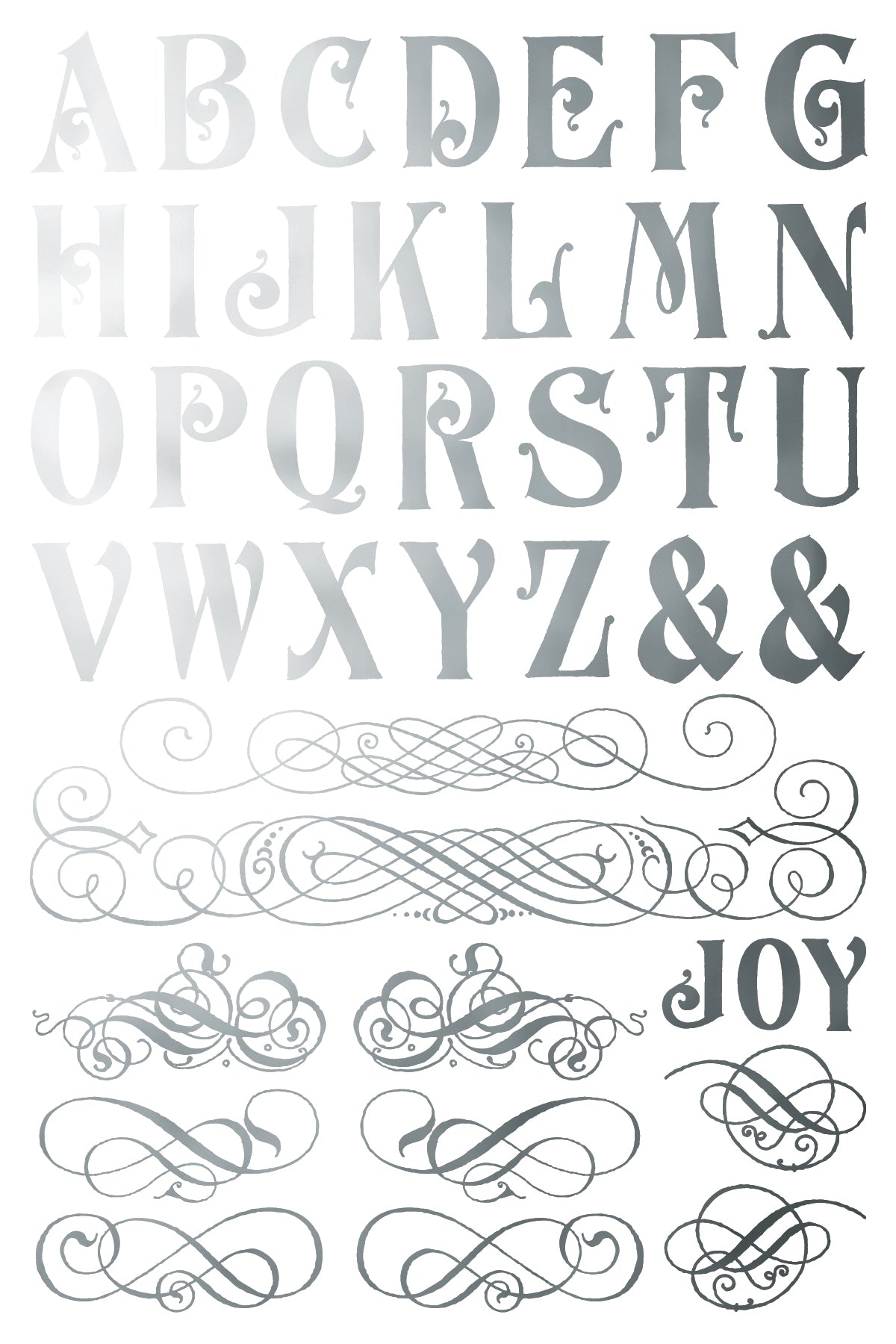 Figgy & Flourish IOD Foil Transfer 8x12 Pad™-Iron Orchid Designs