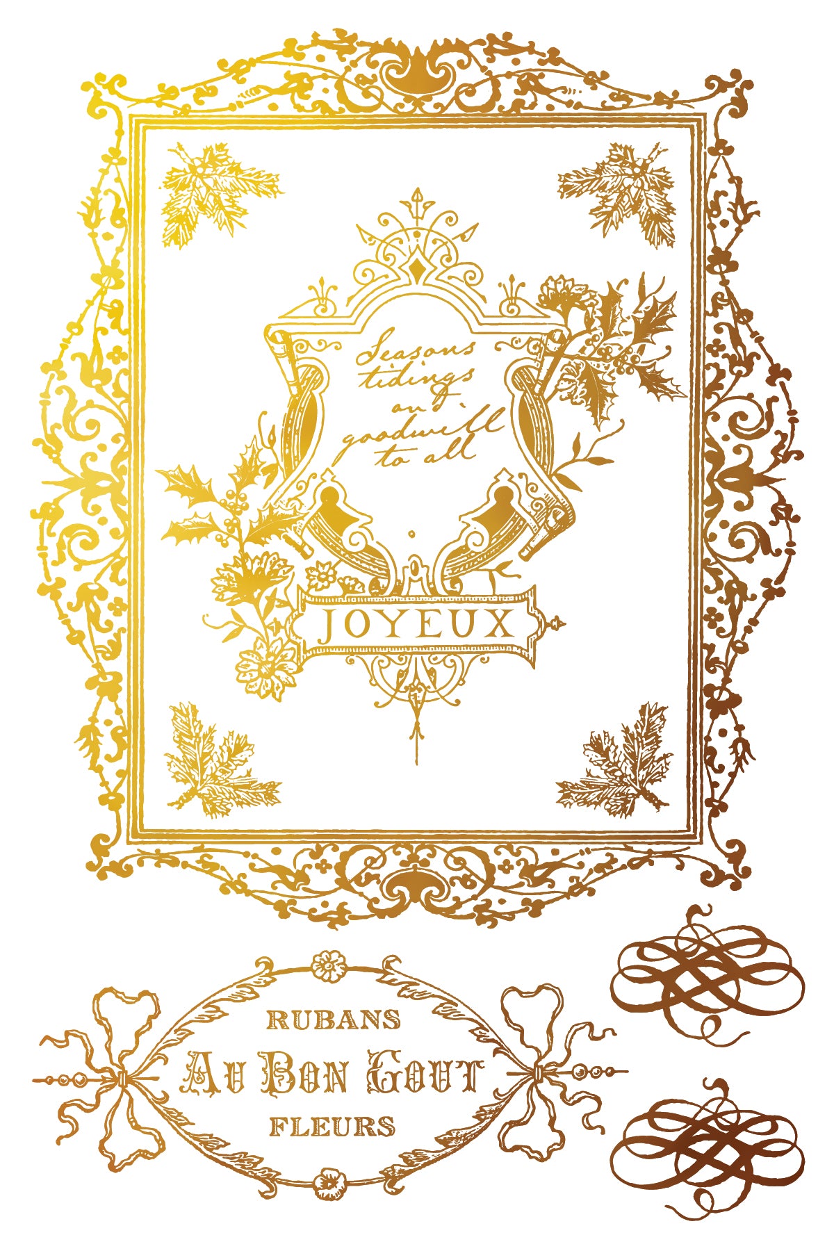 Figgy & Flourish IOD Foil Transfer 8x12 Pad™-Iron Orchid Designs