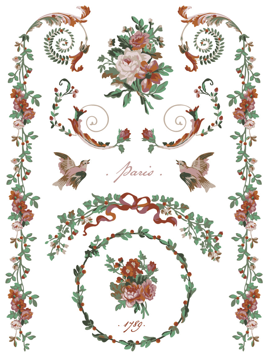 La Folie IOD Paint Inlay 12x16 Pad™- Iron Orchid Designs