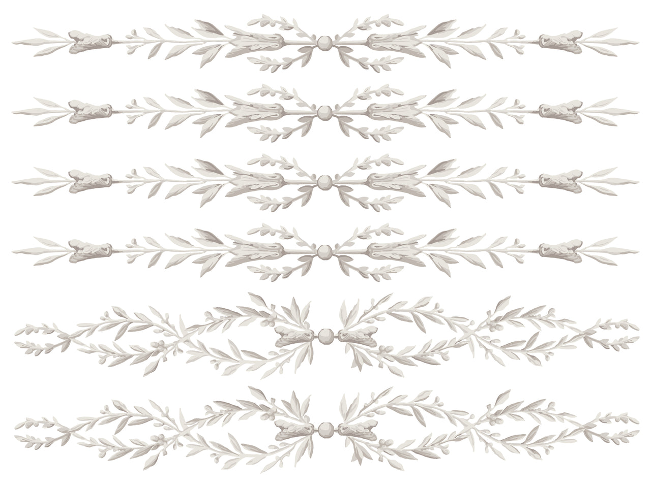 Trompe l’oeil Laurel IOD Paint Inlay 12x16 Pad™ - Iron Orchid Designs