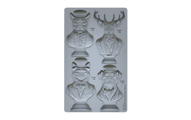 Invitation Only 6"x10" - IOD Decor Mould™ - Iron Orchid Designs