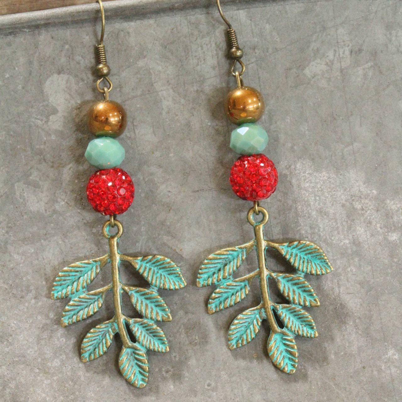 Sweet Cherry Dangle Earrings