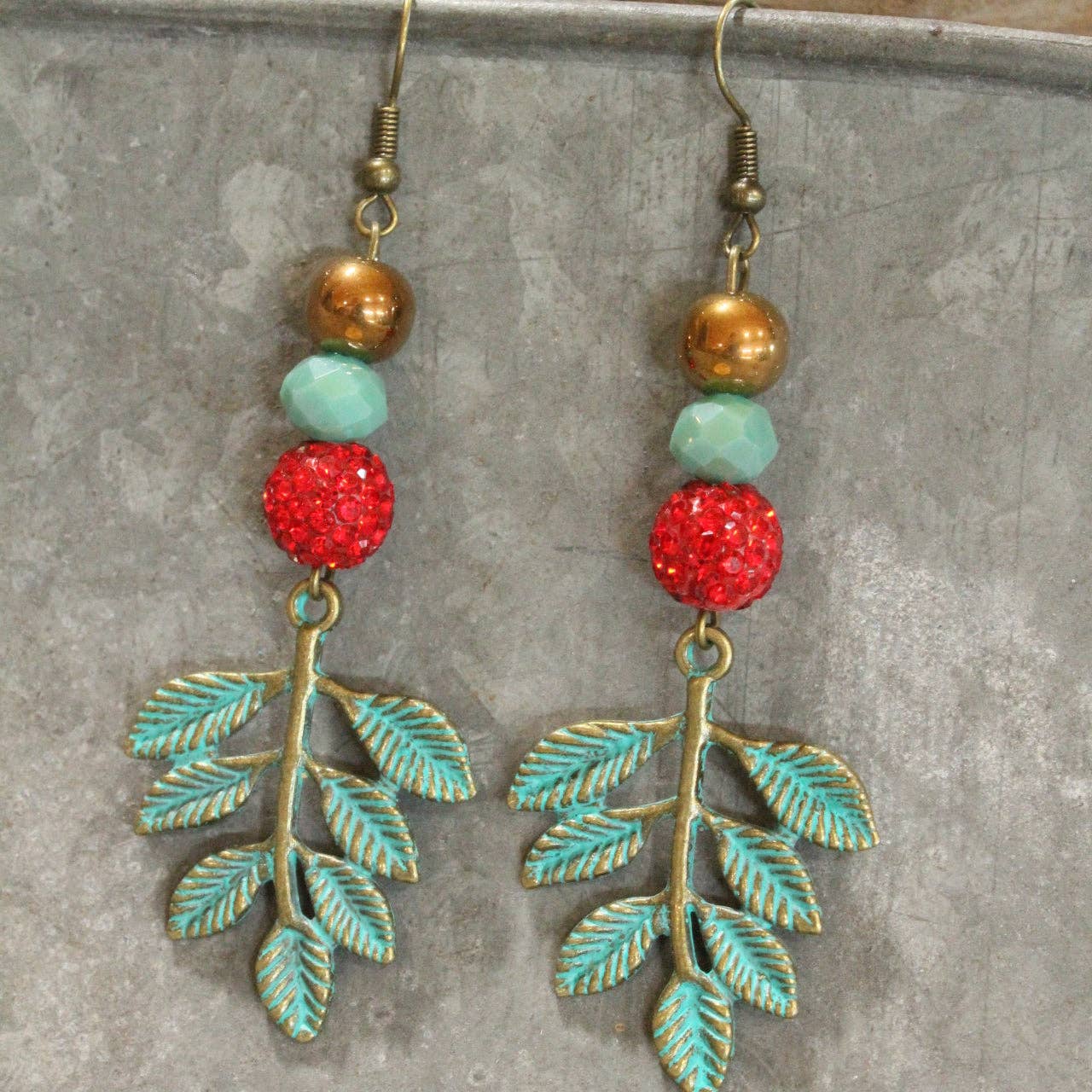 Sweet Cherry Dangle Earrings
