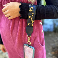 Thumbnail for Clip & Go Crossbody Strap with Pouch - Leopard Collection