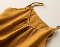 Thumbnail for Cotton Linen Camisole Tank Top