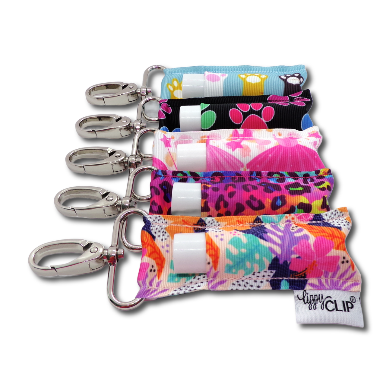 Paw Prints LippyClip® Lip Balm Holder for Chapstick