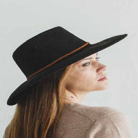 Thumbnail for Best seller Fashion Classic Wide Brim Suede Primium Hat Wid