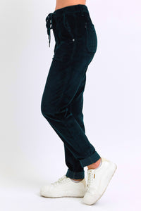 Thumbnail for Judy Blue Emerald Corduroy Cuffed Jogger