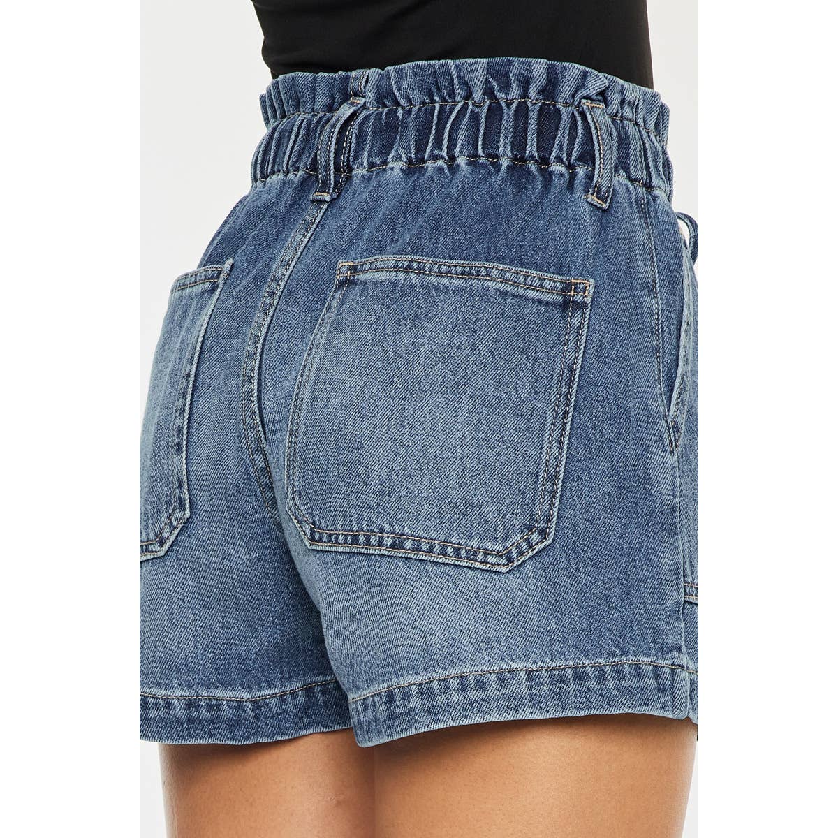 KanCan Shorts - Paper Bag Tie Front