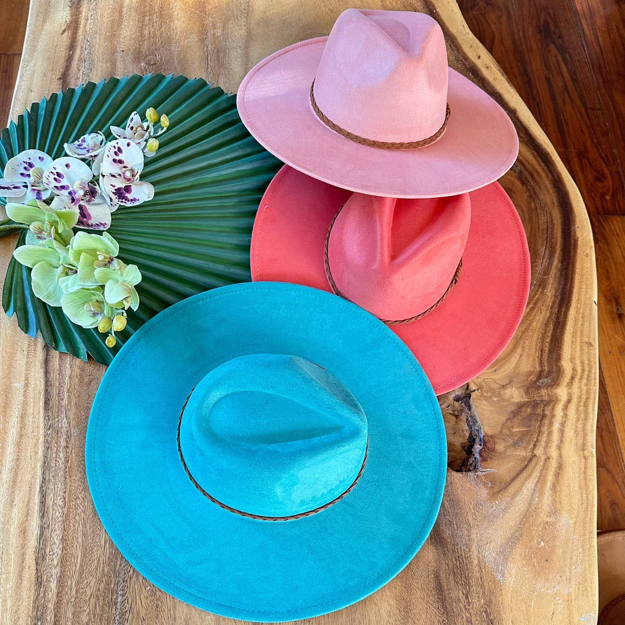 Best seller Fashion Classic Wide Brim Suede Primium Hat Wid
