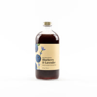 Thumbnail for Blueberry and Lavender Cocktail Mixer and Mocktail Mixer, 16 fl oz