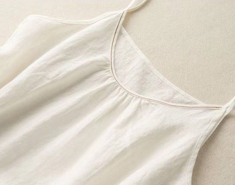 Cotton Linen Camisole Tank Top