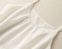 Thumbnail for Cotton Linen Camisole Tank Top