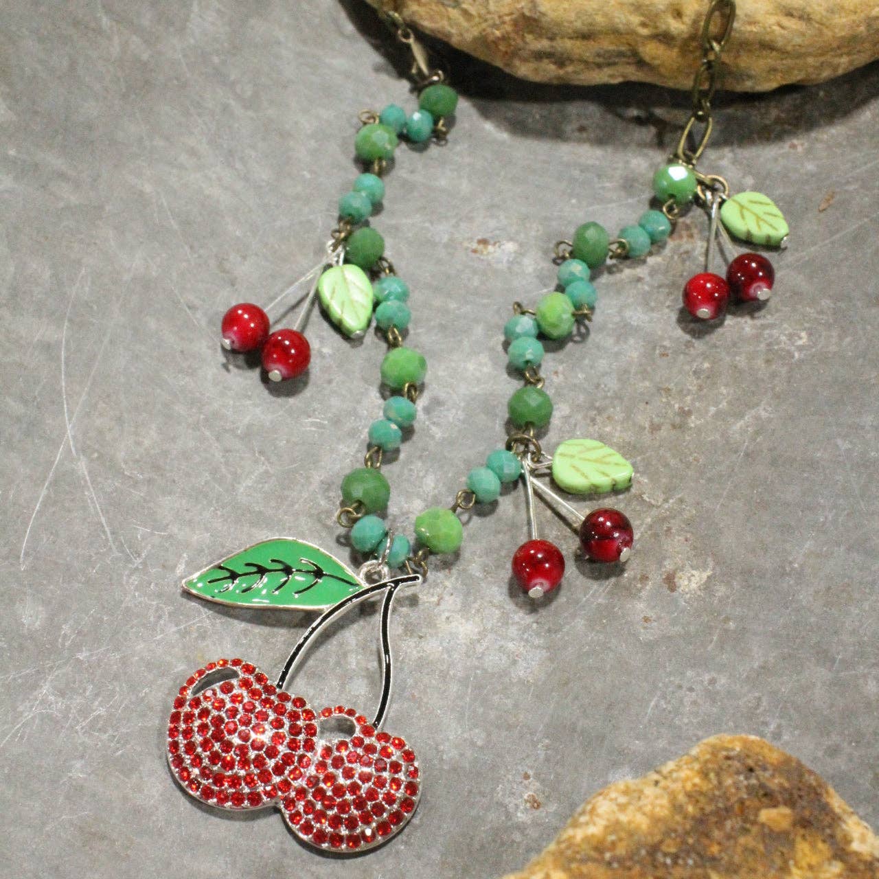Hi Ho Cherry Ohhh...Charm'd Necklace