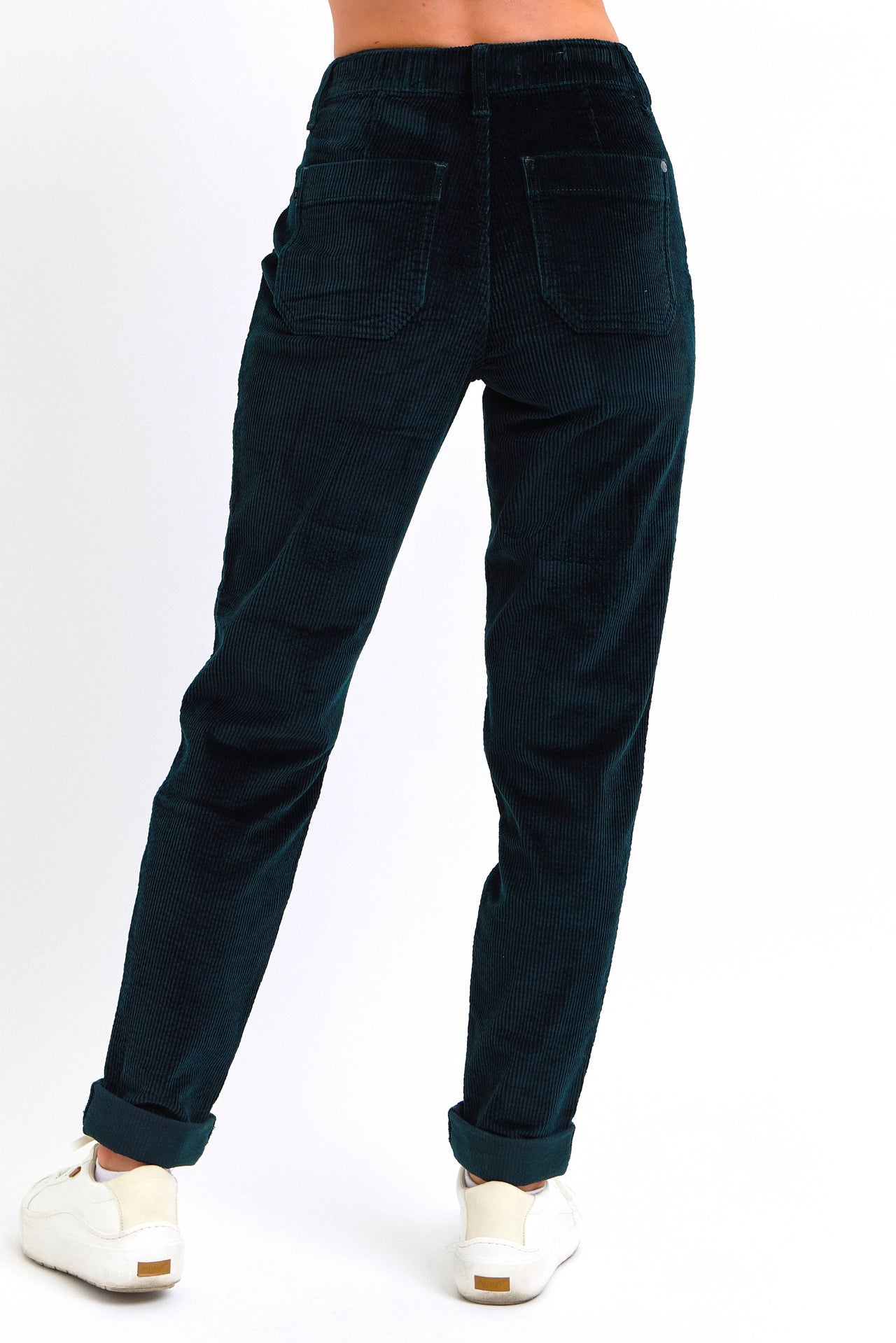 Judy Blue Emerald Corduroy Cuffed Jogger