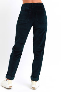 Thumbnail for Judy Blue Emerald Corduroy Cuffed Jogger