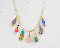 Thumbnail for Dainty Colorful Charm Beaded Necklace