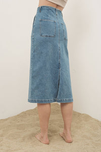 Thumbnail for MIDI DENIM SKIRTS