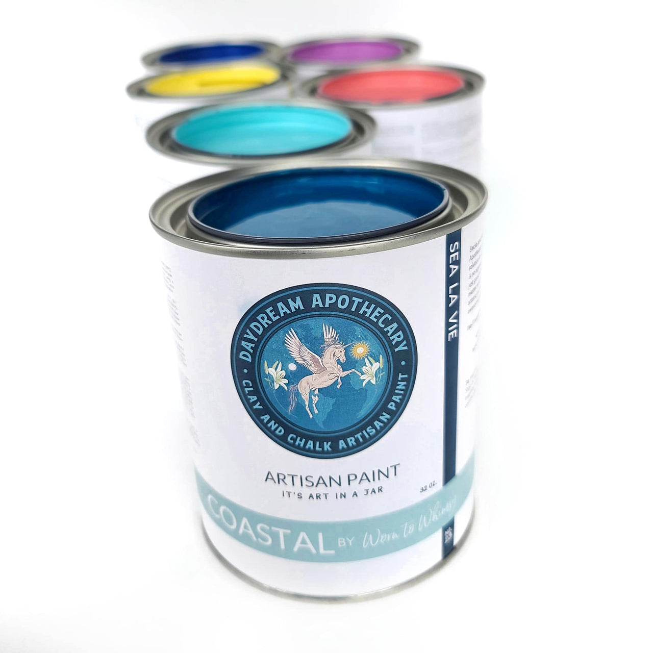 Coastal By Llewelyn of Worn to Whimsy-Clay and Chalk Paint - Daydream Apothecary Paint Zero VOC - Rubbish Restyled