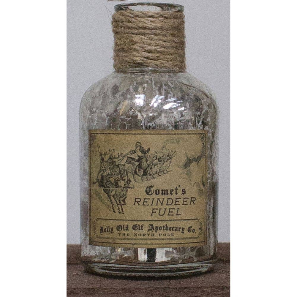 Comet's Fuel Silver Jar - 2.4 x 4.8 in - Rubbish Restyled