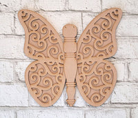 Thumbnail for Spindle Butterfly 3-D Layered Wood Blank