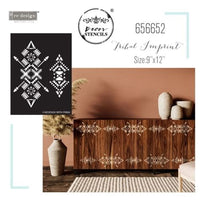 Thumbnail for DÉCOR STENCILS®Decor Stencils® – Tribal Imprint – 1 pc, sheet size 9″x12″