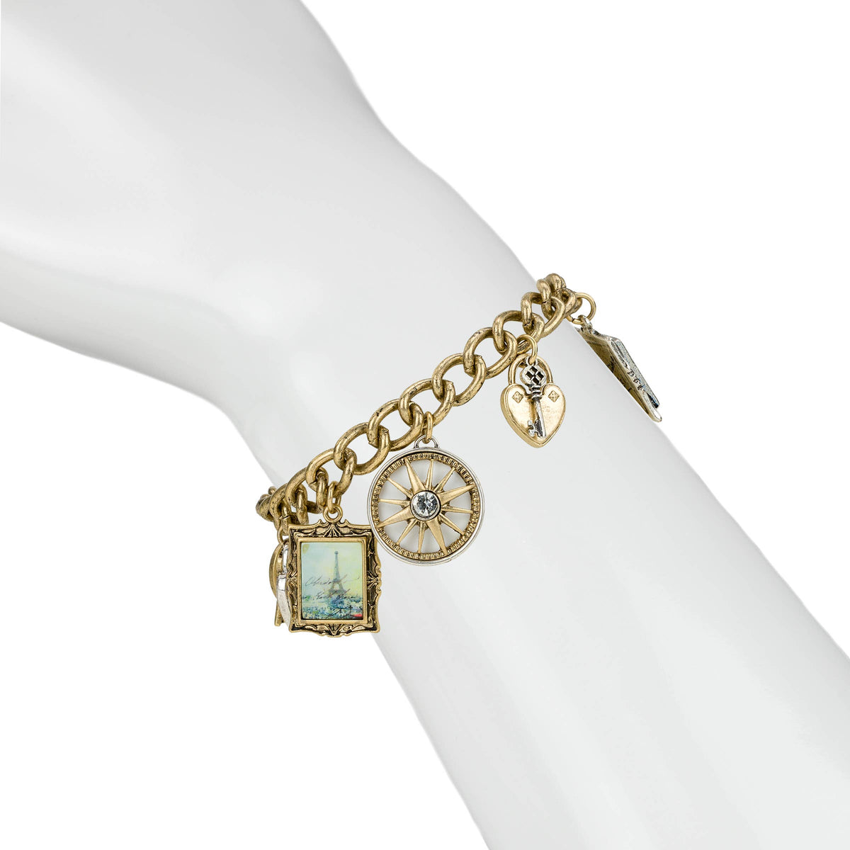 Charm Bracelet - Paris Postcard
