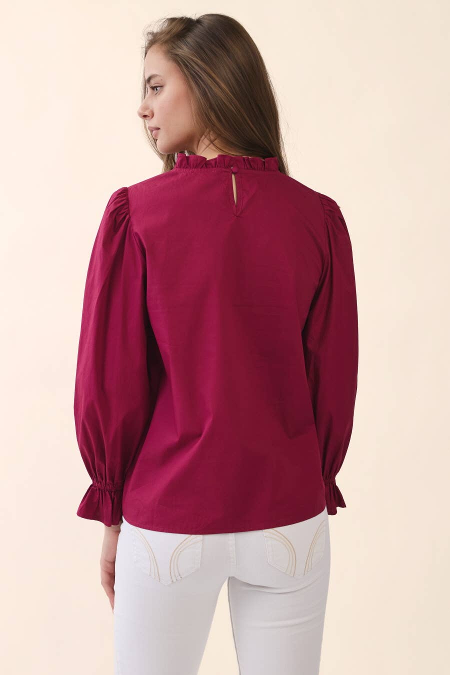 Embroidered Peasant Blouse