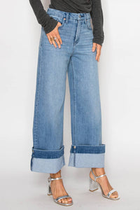 Thumbnail for INSEAM TRANSFORMER TUMMY CONTROL HIGH RISE A-WIDE JEANS