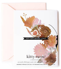 Thumbnail for Brilliant Butterfly, Stylish Happy Birthday Greeting Card